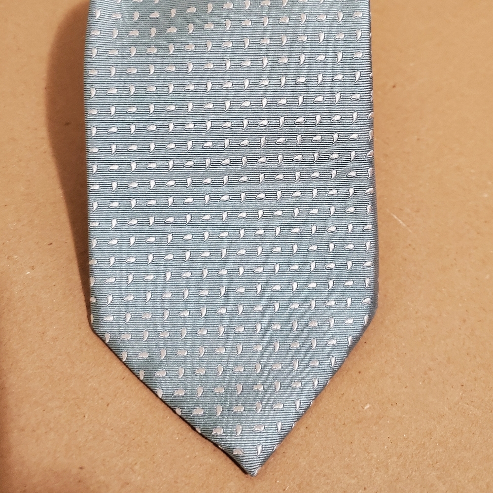 Giorgio Armani Mint Green silk men's tie silk